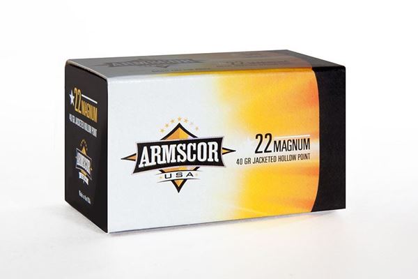 Picture of Armscor 22 Mag 30 Grain Jacketed Hollow Point Rimfire 50 Round Box