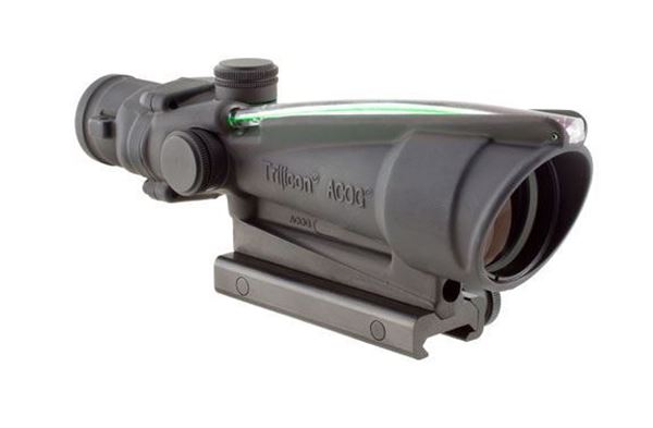 Picture of Trijicon ACOG 3.5x35 Dual Illuminated Green Chevron BAC .308 Flattop Reticle w/ TA51 Mount