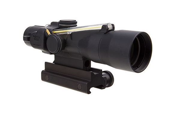 Picture of Trijicon 3x30mm Dual Illuminated Green Horseshoe/Dot 7.62x39mm Ballistic Reticle with TS Mount ACOG