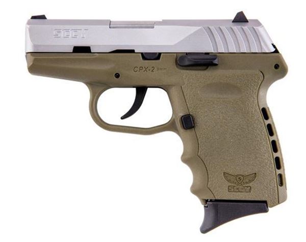 Picture of SCCY CPX-2 TTDE 9 mm Pistol (Flat Dark Earth)