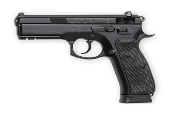 Picture of CZ75 SP01 9 mm Black Night Sights Pistol 10 Round CA -01152