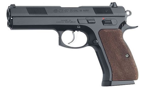 CZ-USA 01401 CZ 97 B *CA Compliant 45 ACP 4.65" 10+1 Black Black Steel Slide Black Aluminum Grip