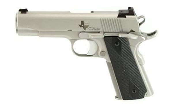 Picture of Dan Wesson 1911 Valor Commander Texas Edition 9mm Silver Semi-Automatic 8 Round Pistol