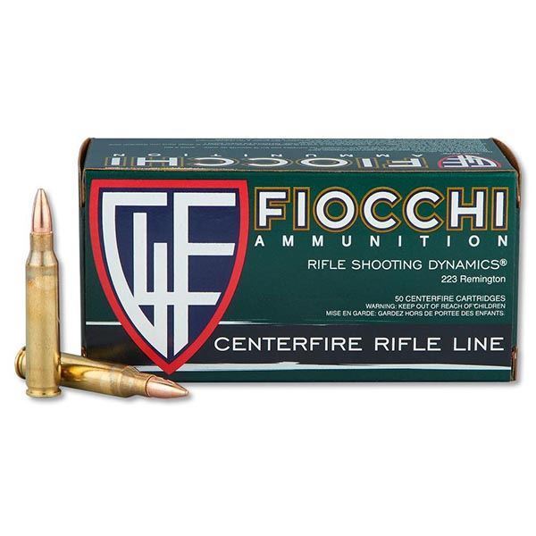 Picture of Fiocchi Ammunition 223 Rem 62 Grain Full Metal Jacket Boat Tail 50 Round Box
