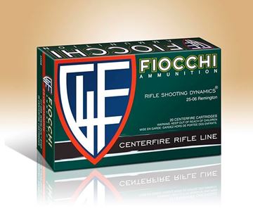 Picture of Fiocchi Ammunition 25-06 Rem 117 Grain Silver State Armory Polymer Tip 20 Round Box