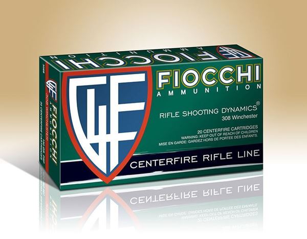 Picture of Fiocchi Ammunition 308 Win 150 Grain Pointed Soft Point 20 Round Box