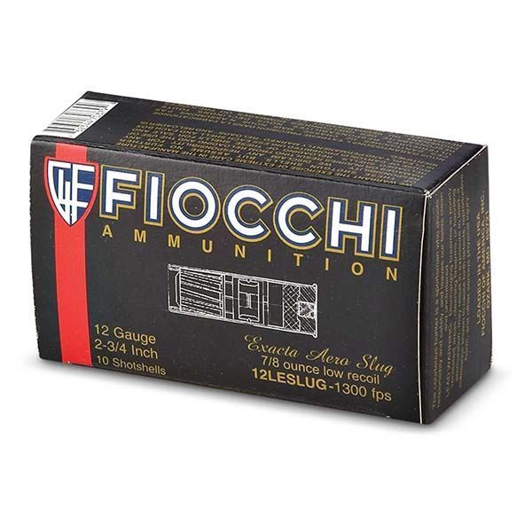 Picture of Fiocchi 12 Gauge 2 3/4 00 Buck 9 Low Recoil Box of 10 Shotshells