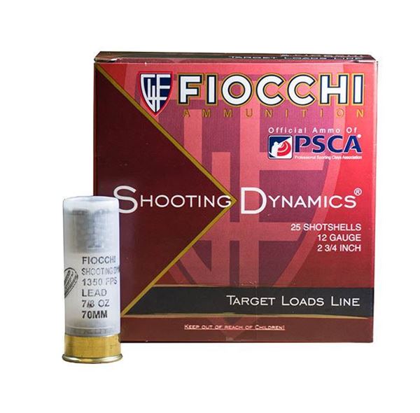 Picture of Fiocchi 12SD78H8 Target 12 Gauge 2.75 7/8 oz 8 Shot (Box of 25)