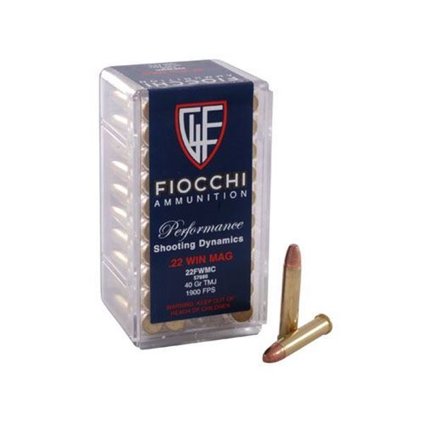 Picture of Fiocchi .22 Win Mag 40 Grain FMJ (Box of 50)