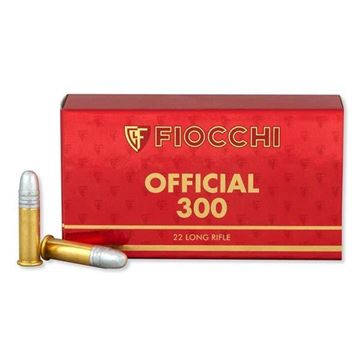 Picture of Fiocchi Ammunition 22 LR 40 Grain Exacta Official Super Match 50 Round Box