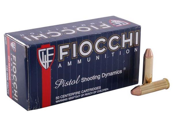 Picture of Fiocchi .357 Magnum 142 Grain FMJTC Ammo (Box of 50)