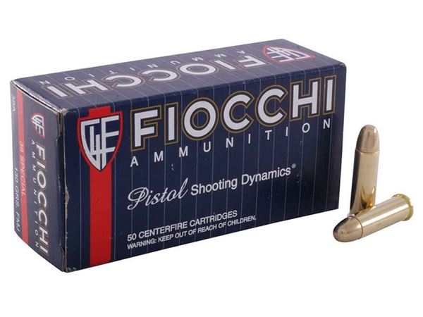 Picture of Fiocchi .38 Special 125 Grain CMJFP Ammo (Box 50)