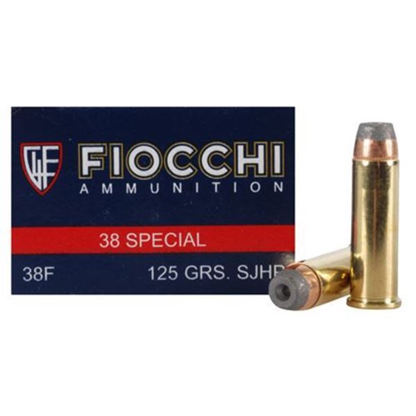 Picture of Fiocchi .38 Special 125 Grain SJHP Ammo (Box of 50 Round)