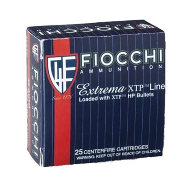 Picture of Fiocchi .38 Special Extrema 125 Grain XT Pointed Soft Point Ammo (Box of 25 Round)