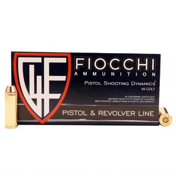 Picture of Fiocchi .45 Long Colt 225 Grain CMJ Ammo (Box of 50 Round)