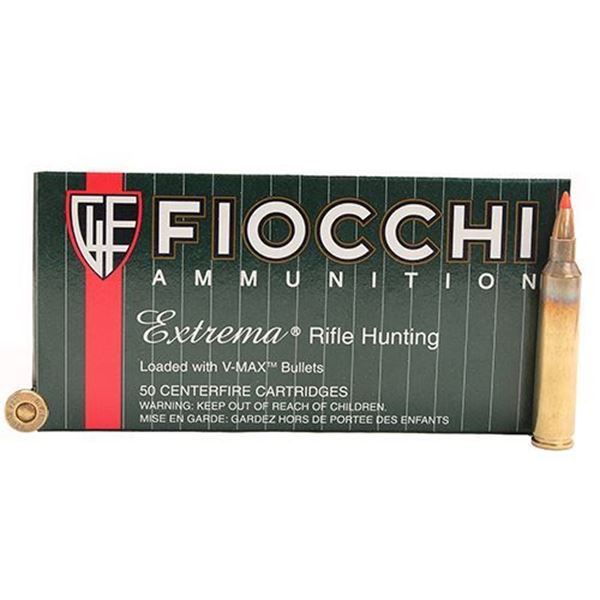 Picture of Fiocchi Extrema Ammunition 204 Ruger 40 Grain Hornady V-MAX Point (Box of 50 Round)