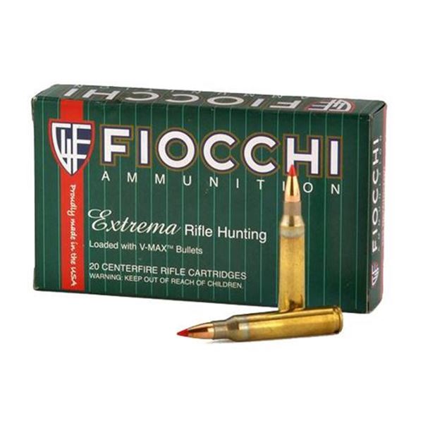 Picture of Fiocchi Ammunition 22-250 Rem 40 Grain V-Max Polymer Tip Boat Tail 20 Round Box