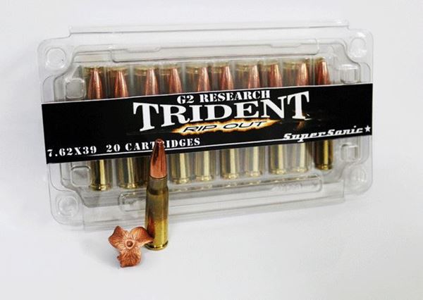 Picture of G2 Research Trident 7.62 x 39 124 Grain Ammo - Box of 20 round