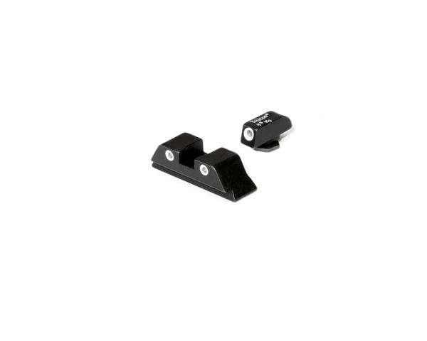Picture of Glock 3 Dot Night Sight Set High Rear for Calibers 10mm and .45 Auto