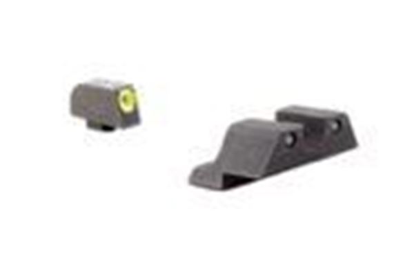 Picture of Trijicon 600540 GL101Y HD™ Night Sight Set - Yellow Front Outline - for Glock  Pistols