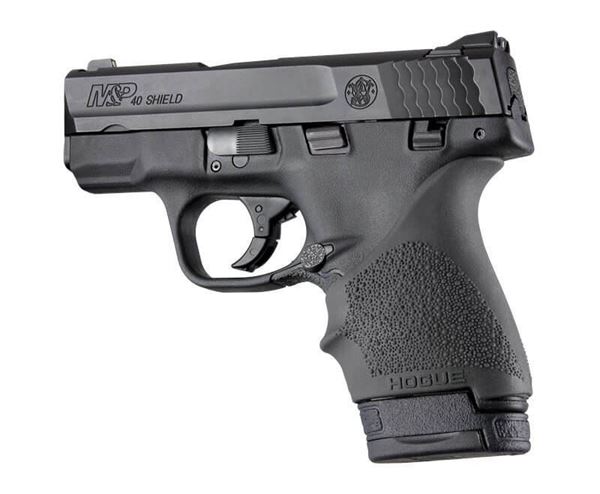 Picture of Hogue Hand All Beaver Tail S&W M&P Shield, Ruger LC9, Glock 26/27 - Black