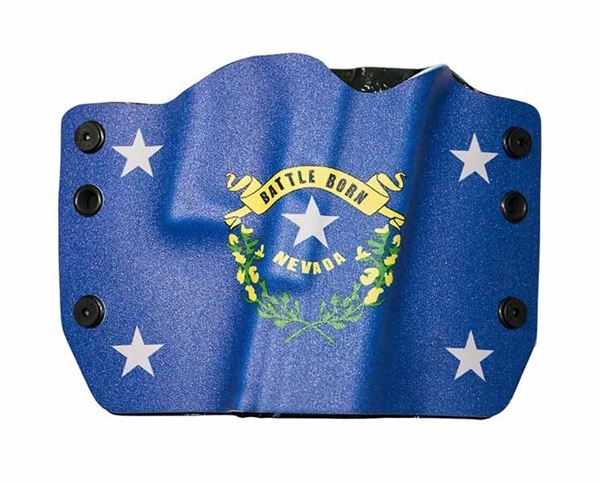 Picture of Bullseye Holster OWB RH GLOCK - Nevada Flag