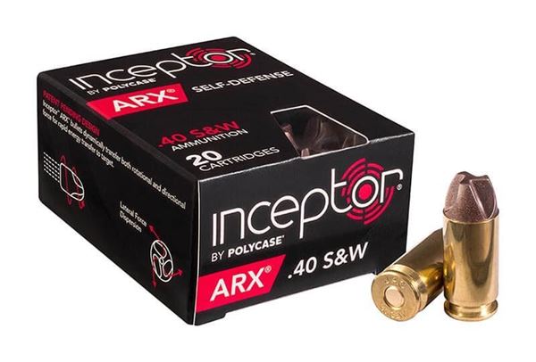 Picture of Polycase Inceptor ARX .40 S&W Ammo, 20 Rounds