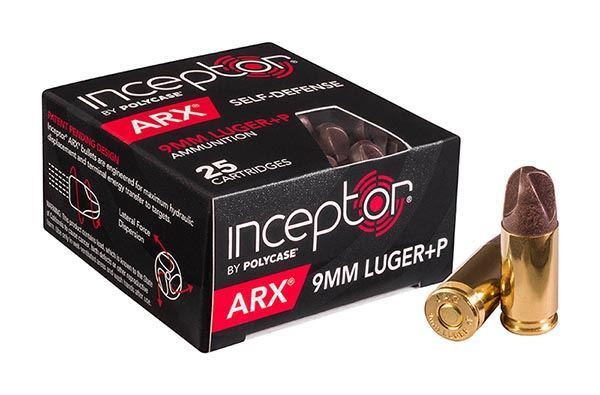 Picture of Polycase Inceptor ARX 9mm Pistol Ammo, 25 Rounds Box