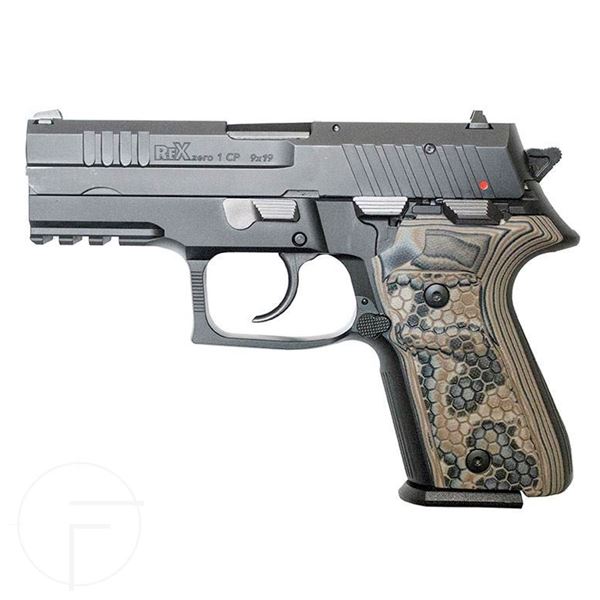 Picture of Arex Rex Zero 1CP-01D 9mm Dark Earth Semi-Automatic 15 Round Pistol