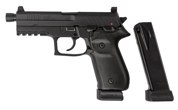 Picture of Arex Rex Zero 1 Tactical Black 9mm Semi-Automatic 20 Round Pistol