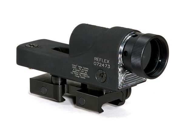 Picture of RX01NSN: Trijicon Reflex 4.5 MOA Amber Dot with Flattop Mount