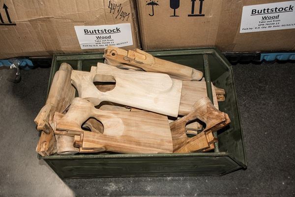 Picture of Molot Case of 80 - 84 Take Off Birch Wood Thumbhole Buttstocks