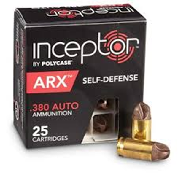 Polycase Inceptor 380 Auto Ammo - Box of 25