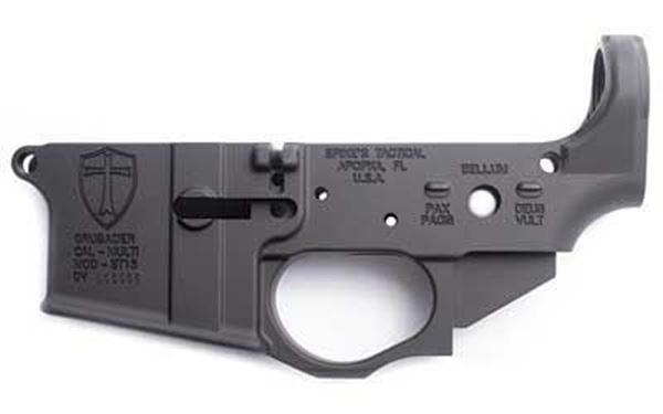 Picture of Lower Receiver Stripped - w/Crusader Logo Spike's Tactical