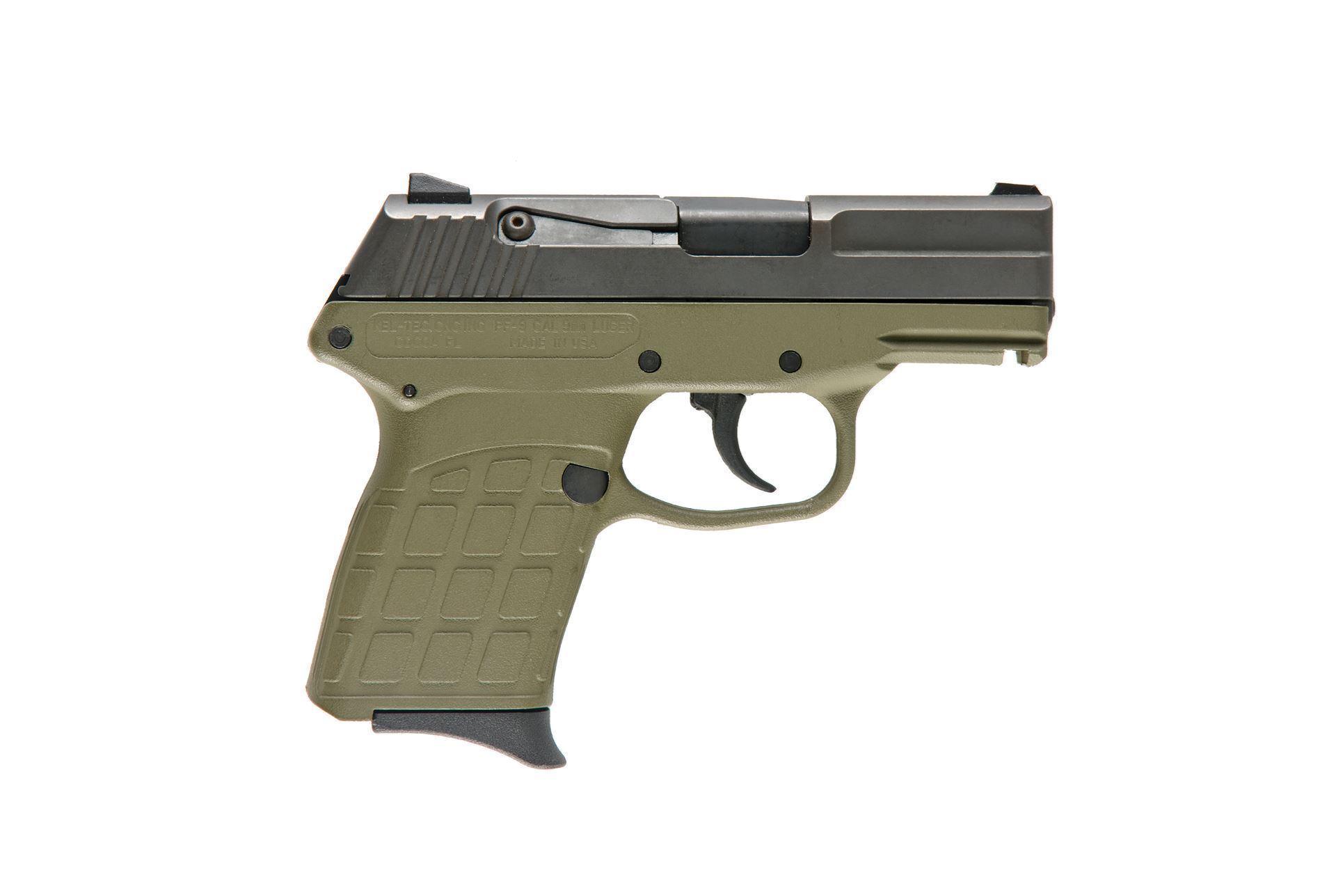 KELTEC PF9 9MM PSTL BLUE/GREEN GRIP