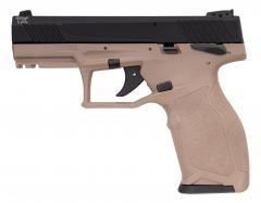 Taurus TX22 Full Size .22LR Pistol, FDE Polymer Frame, Precision PTS, 10-Round Capacity, 4.1" Barrel