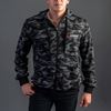 Picture of Arsenal Black Camo Cotton-Poly Relaxed Fit Zip-Up Hoodie