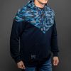 Picture of Arsenal Blue Camo Cotton-Poly Relaxed Fit Ascend Pullover Hoodie