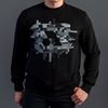 Picture of Arsenal Black Cotton-Poly Standard Fit Centre Graphic Pullover Sweater