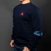 Picture of Arsenal Blue Cotton-Poly Standard Fit Flex Pullover Sweater