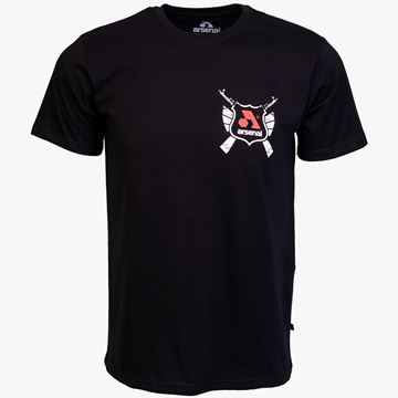 Picture of Arsenal Black Cotton Relaxed Fit Classic T-Shirt