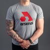 Picture of Arsenal Gray Cotton Relaxed Fit Logo T-Shirt