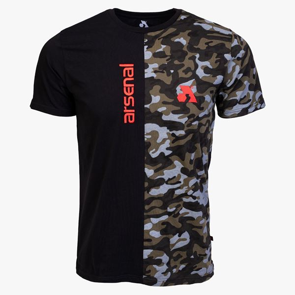 Picture of Arsenal Black / Camo Cotton Relaxed Fit T-Shirt