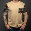 Picture of Arsenal Beige / Camo Cotton Expedition T-Shirt