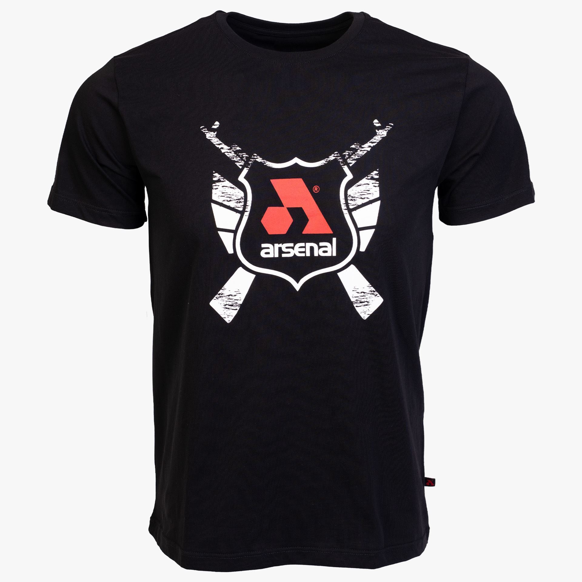 Arsenal X-Large Black Cotton Relaxed Fit Classic T-Shirt