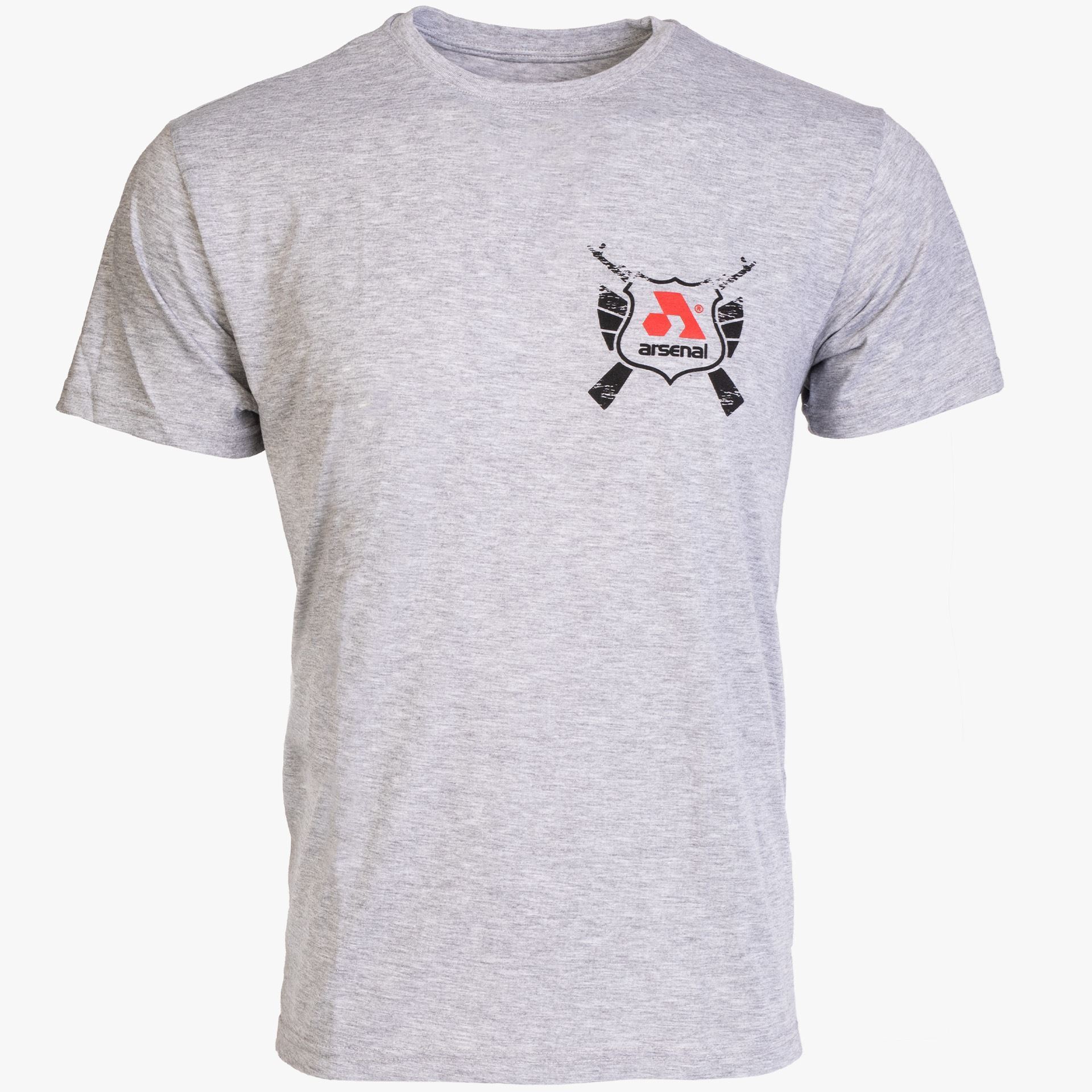Arsenal XX-Large Gray Cotton Relaxed Fit Classic T-Shirt