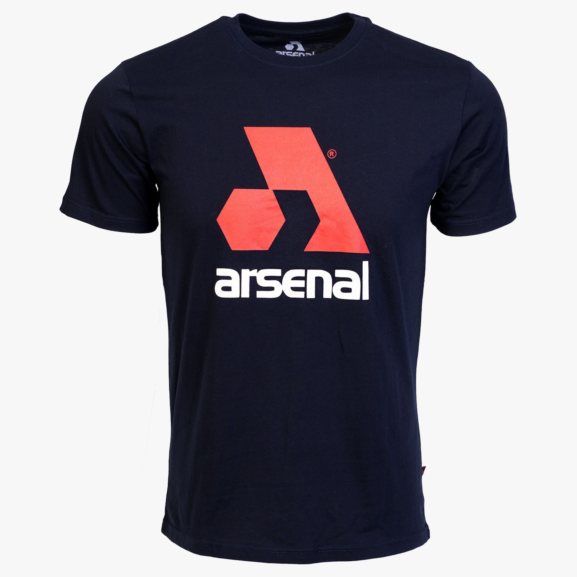 Arsenal Medium Blue Cotton Relaxed Fit Logo T-Shirt - Arsenal