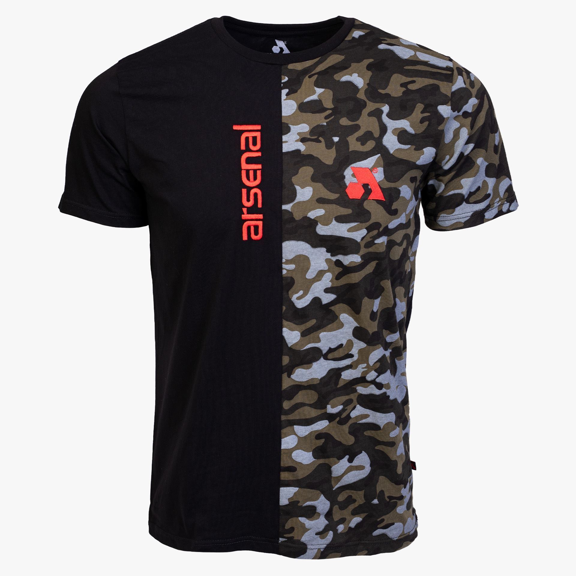 Arsenal Small Black / Camo Cotton Relaxed Fit T-Shirt - Arsenal
