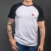 Picture of Arsenal White / Black Cotton Relaxed Fit Retro T-Shirt