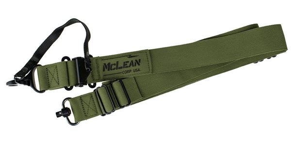 Picture of McLean Corp Ranger Green Dynamic Retention Sling QD Swivel